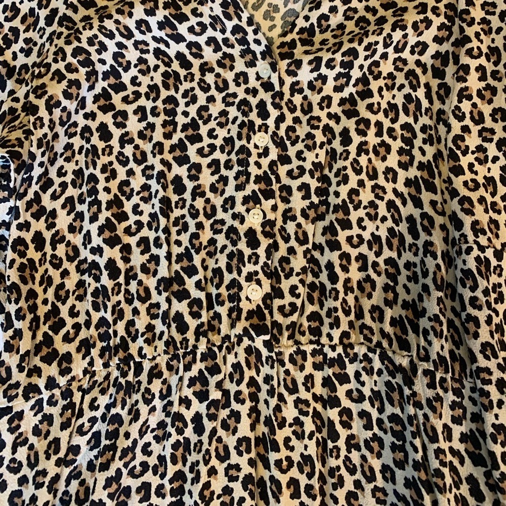 Banana republic size small leopard print dress - Picture 6 of 9